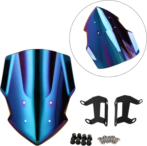 Vista 2 de Protector de parabrisas de motocicleta para Yamaha MT-07 2018-2021
