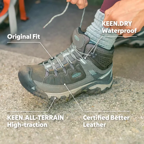 Vista 2 de KEEN Botas de senderismo impermeables Targhee 3 de altura media para mujer