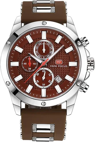 Vista 3 de KXAITO Mens Watches Military Sport Waterproof Chronograph Watch Luminous Silicon Strap Casual Watches for Men Fashion Analog Quartz Business Wrist