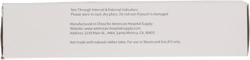 Vista 6 de AHS American Hospital Supply - Bolsas de esterilización médica, bolsas esterilizadoras con indicadores de color autosellados, bolsas de autoclave