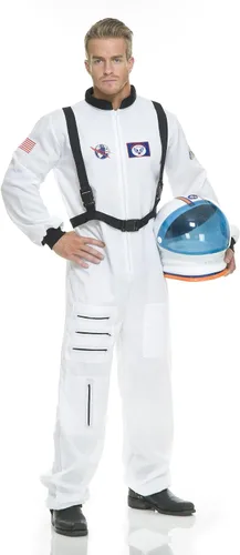 Vista 2 de Charades Disfraz de astronauta unisex para adultos, Multi