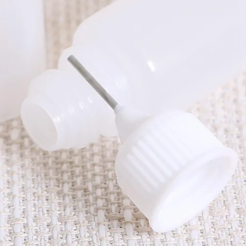 Vista 4 de Aplicador de punta de botella de precisión de 1.0 fl oz, punta de aguja, botella de pegamento, herramienta de quilling, apriete de precisión de 10
