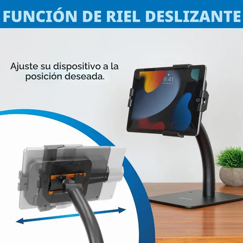Vista 8 de Mount-It! - Soporte antirrobo para quiosco para tableta, universal, color negro Soporte para tablet POS para iPad de 7.9 a 11 pulgadas y tabletas