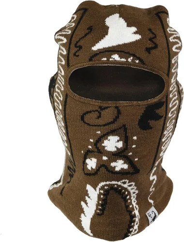 Vista 5 de GC Pasamontañas Paisley Bandana Máscara de esquí para hombres y mujeres, máscara facial resistente al viento para ciclismo, motocicleta, correr