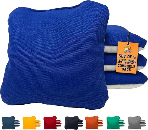 Vista 10 de Cornhole365 Stick & Slide - Juego de 4 bolsas de Cornhole profesionales Negro