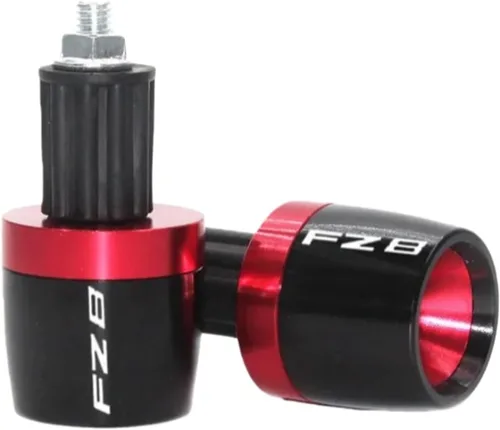 Vista 4 de Moto Handlebar End Plug Motorcycle Universal Handlebar Grips Ends Counterweight Bar Slider End Cap Plug for FA&zer FZ8 FZ 8 7/8