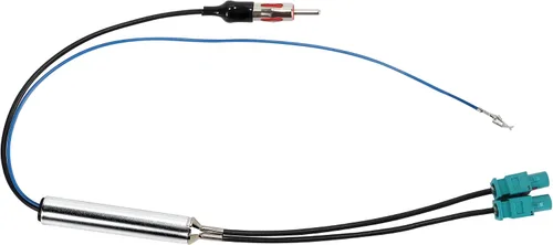 Vista 2 de Anina Adaptador de antena de radio doble doble Fakra para 2004-UP VW Volkswagen Audi Skoda Aftermarket GPS Navegación estéreo unidad principal