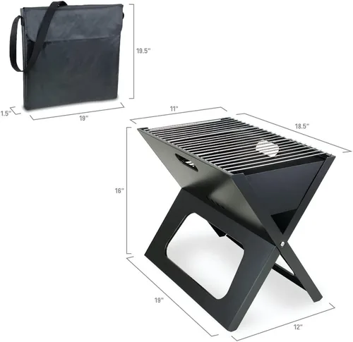 Vista 10 de NFL X-Grill - Parrilla portátil para acampar