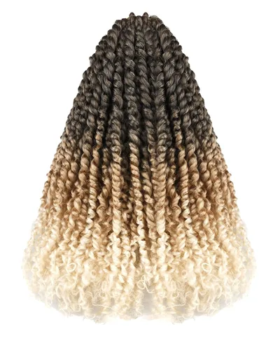 Vista 35 de Paquete de 8 paquetes de cabello de ganchillo súper corto de 6 pulgadas para mujeres negras y niños, extensiones de cabello pretrenzado suave