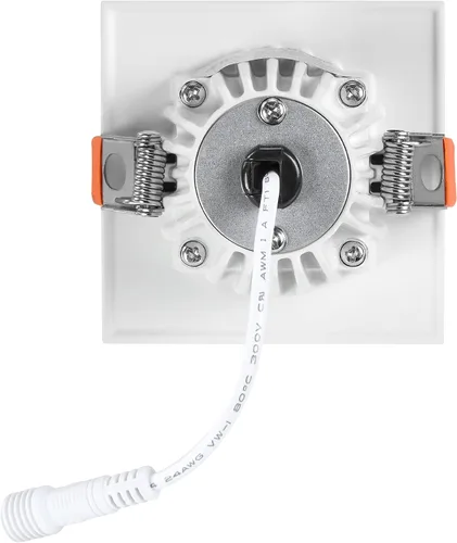 Vista 8 de Maxxima Downlight LED empotrado antideslumbrante de 2", blanco, 500 lúmenes