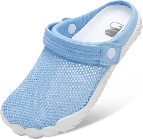 Vista 9 de Besroad Sandalias de senderismo al aire libre, zapatos deportivos de agua, zapatillas de moda, pantuflas clásicas para mujeres y hombres