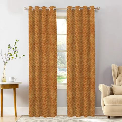 Vista 28 de Shrahala Cortinas rústicas de granja para ventanas de cocina, textura de cesta tejida, paneles de cortina rústica para ventana de granja, poliéster
