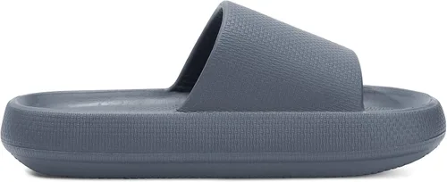 Vista 4 de welltree Sandalias antideslizantes para mujeres y hombres, sandalias antideslizantes para baño y ducha, suela gruesa suave para interiores