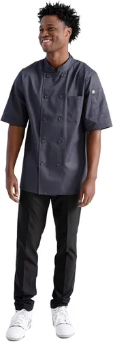 Vista 6 de Chef Works Chaqueta de Chef Unisex Volnay Carbón