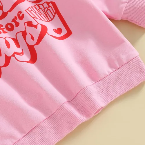 Vista 126 de Sudadera con cuello redondo para el día de San Valentín para bebé, niña, niño, para el día de San Valentín