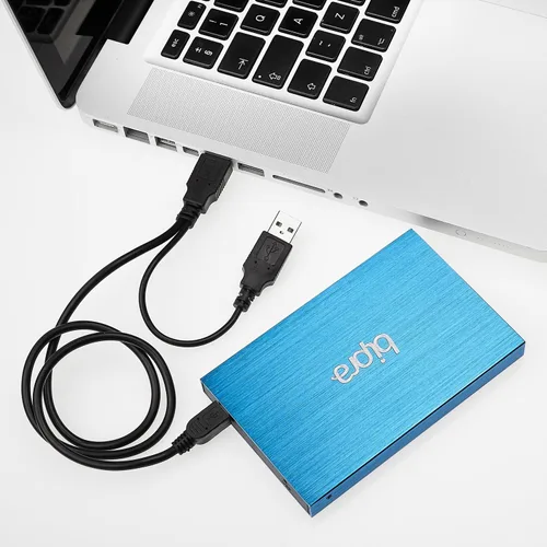 Vista 6 de Bipra – Disco duro externo de 120 GB 120 GB 2.5 inch portátil de disco duro USB 2.0 – azul – NTFS