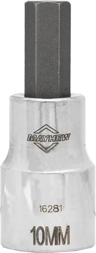 Vista 4 de Mayhew Tools 16020 Juego de brocas hexagonales métricas, cromadas, 5 piezas