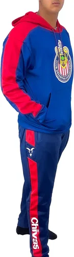 Vista 7 de Icon Sports Chivas Conjunto de chándal con capucha, pantalones deportivos, chivas casual