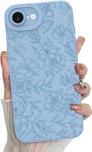 Vista 56 de MZELQ - Carcasa para iPhone 13 Pro Max, diseño de flores, color negro