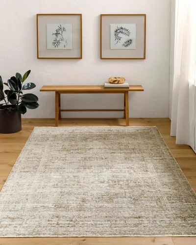 Vista 13 de Livabliss x Becki Owens Margaret Alfombra de Pasillo Vintage Lavable para Exteriores, 2'7" x 7'3", Gris/Carbón, (7' y menos)