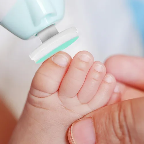 Vista 3 de Tofficu Almohadillas de repuesto para lima de uñas para bebé, 10 unidades, cabezales eléctricos para recién nacidos y niños pequeños mayores de 12