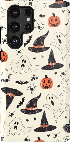 Vista 352 de Casely Funda para Galaxy S9 Postura de cadáver Yoga de esqueleto Diseño protector delgado esencial de doble capa