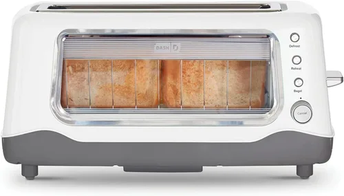 Vista 11 de DASH Tostadora con ventana transparente - Diseño compacto con 7 niveles de tueste y ventana transparente, tostador grande de ranura extra ancha