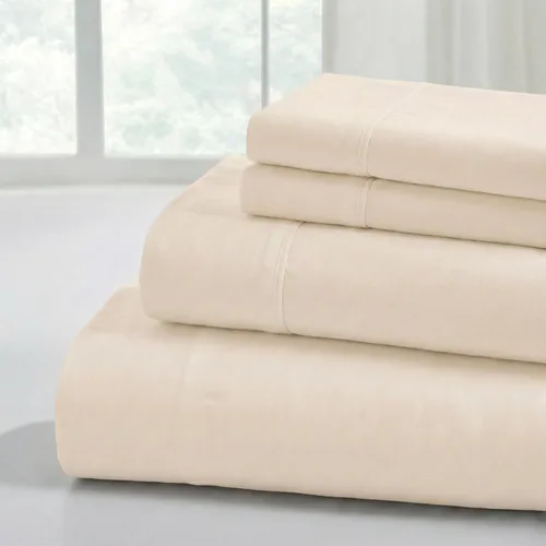 Vista 18 de Modern Threads - Sábanas lisas de microfibra suave, sábanas de microfibra de lujo, incluye sábana encimera, sábana bajera con bolsillos profundos