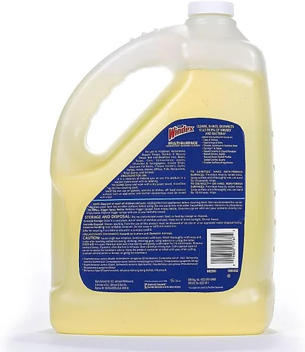 Vista 2 de SC Johnson Professional Windex Limpiador desinfectante multisuperficie, cítricos, repuesto de botella de 1 galón
