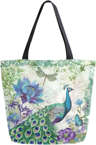 Vista 43 de Chic Funny Cute Pattern Big Handle Extra Large Shoulder Tote Bag for Beach Travel Weekender Gym Grocery Shopping