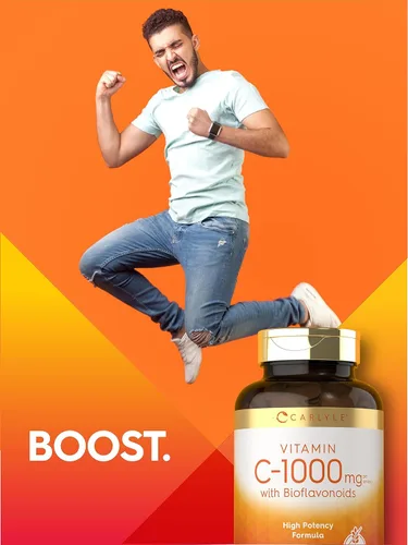 Vista 7 de Carlyle Vitamina C 1000mg con Bioflavonoides 250 Comprimidos con Escaramujo Suplemento Vegetariano, Sin OMG, Sin Gluten