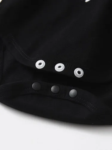 Vista 32 de Conjunto de 3 piezas de ropa de bebé recién nacido con estampado de manga larga + pantalones + sombrero