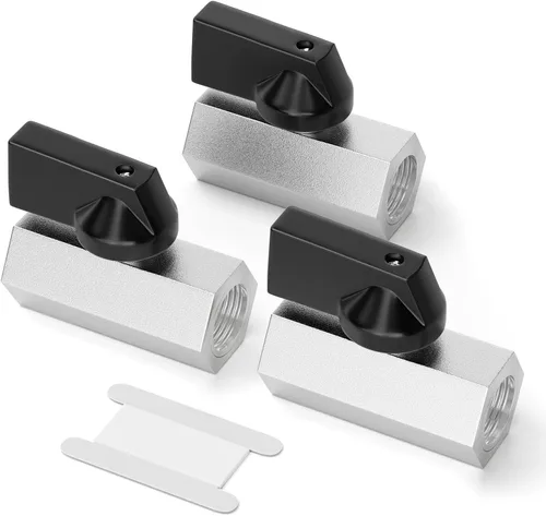Vista 18 de GASHER 12PCS Mini válvula de bola de latón interruptor apagado, 1/2 pulgada hembra x 1/2 pulgada rosca hembra tubería