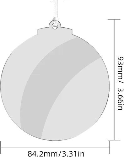 Vista 4 de Decoraciones de Navidad personalizadas grabadas para árbol de Navidad, adornos acrílicos, regalo de Papá Noel para la familia, bebé, hogar, niñas