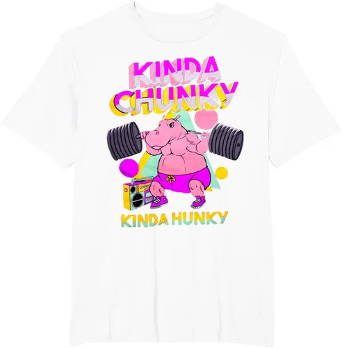 Vista 57 de Kinda Chunky Kinda Hunky, camiseta de gimnasio para culturismo, Negro