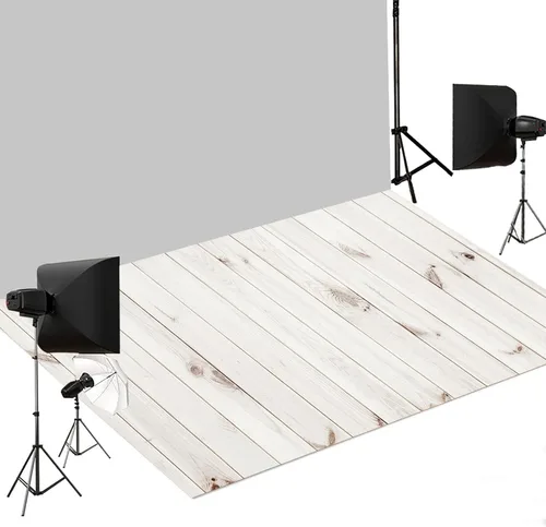 Vista 9 de Kate Tapetes de Suelo para Fotografía de Madera Marrón Tapete de Fotografía de Recién Nacidos Fondos Fotográficos Tapete de Suelo de Goma Telón