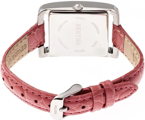 Vista 2 de Bertha Marisol Swiss MOP Leather-Band Watch