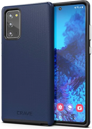 Vista 10 de Crave Galaxy Note 20 Caso, Funda De Doble Capa De Protección A Prueba De Golpes Para Samsung Galaxy Note 20 (6.7 Pulgadas) - Berry