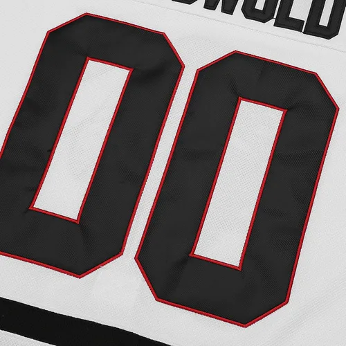 Vista 3 de SHRIJAN Griswold Hockey Jersey #00 Christrmas Movie - Camisetas de hockey para hombre, números y letras cosidos, S-XXXL