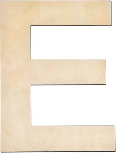 Vista 9 de Letra de madera A de 12 pulgadas de grosor, letra de madera grande sin terminar de 1/4 de pulgada de grosor para decoración de pared del hogar Letra