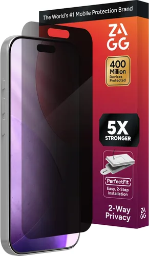 Vista 24 de ZAGG Glass Elite Protector de Pantalla para iPhone SE (3ª/2ª Gen), 8, 7, 6s, 6 – Máxima Protección contra Impactos y Arañazos, Vidrio