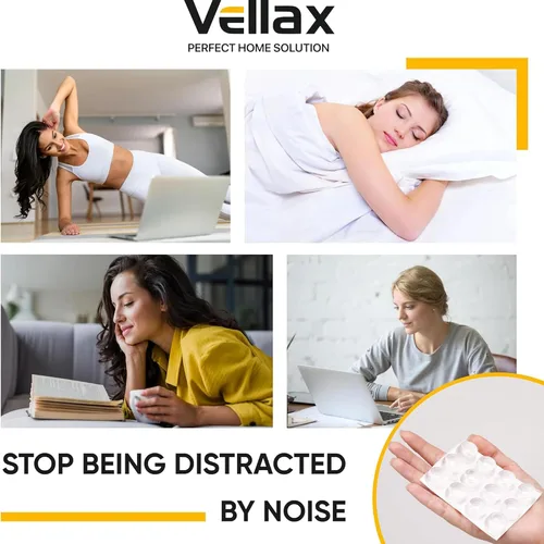 Vista 9 de 74 Topes y Protectores de Pared de Silicona Transparente – Almohadillas Autoadhesivas de 5 Formas para Gabinetes, Puertas, Cajones y Muebles