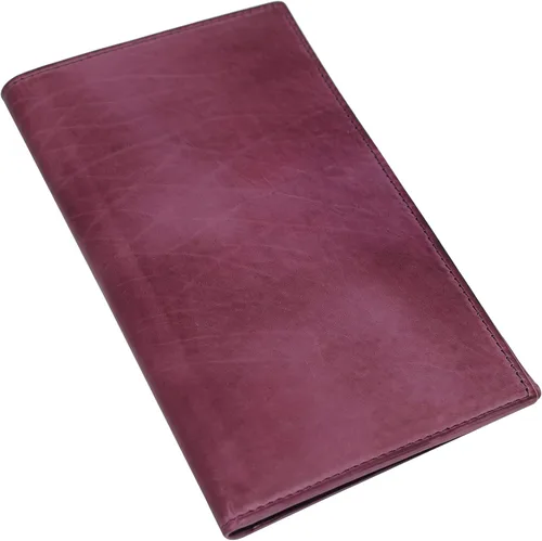 Vista 2 de Cartera larga de piel auténtica con bloqueo RFID (59S Borgoña), 59S Borgoña, Bifold