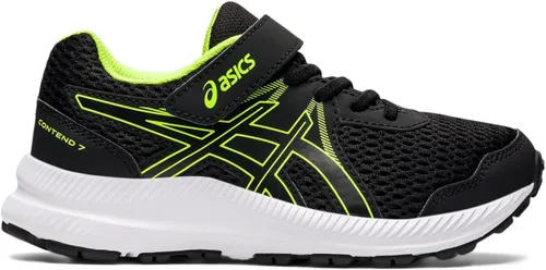 Vista 4 de ASICS Contend 7 - Tenis de correr para niños azul eléctricoblanco
