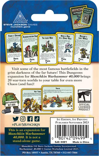 Vista 3 de Munchkin Warhammer 40,000 Storming the Warp de Steve Jackson