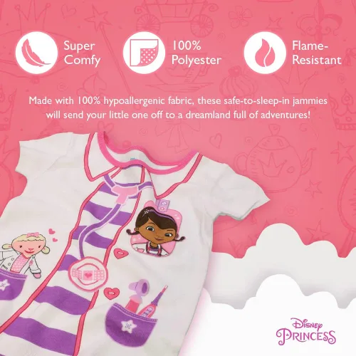 Vista 3 de Disney Conjunto de pijama de 2 piezas para niñas Princesa Sirenita