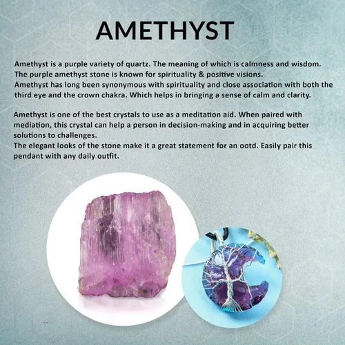Vista 3 de Crystal Necklace, Crystals, Crystal Gifts, Gemstones, Crystal Pendant, Spiritual Gifts