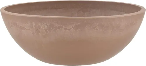 Vista 8 de PSW Pot Collection M20C - Maceta baja de plástico compuesto de piedra/madera de 8 pulgadas, sin orificio de drenaje (perforable), maceta