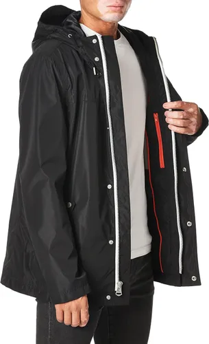 Vista 2 de Cole Haan Signature Chaqueta impermeable con capucha para hombre