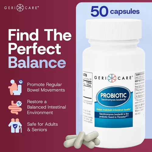 Vista 2 de GeriCare Suplemento probiótico y de salud digestiva definitiva, reparación intestinal completa, probióticos de semillas y fórmula probiótica
